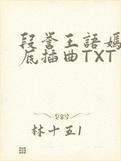 段誉王语嫣在井底插曲TXT