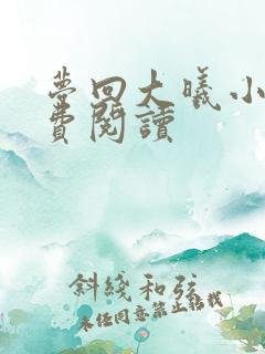 梦回大曦小说免费阅读