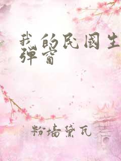 我的民国生涯无弹窗