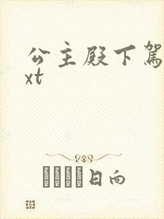 公主殿下驾到txt