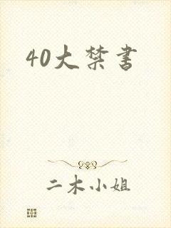 40大禁书