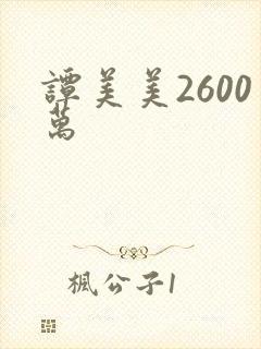 谭美美2600万