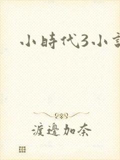 小时代3小说