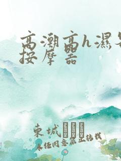 高潮高h湿各种按摩器