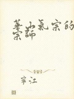 华山气宗的形意宗师