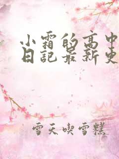 小霜的高中成长日记最新更新