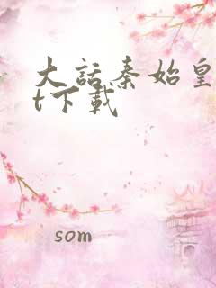 大话秦始皇txt下载