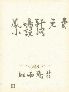 凤鸣轩免费言情小说网