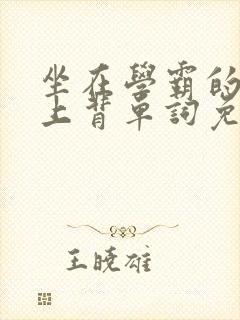 坐在学霸的棍子上背单词免费观看