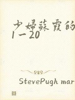少妇苏霞的沉沦1一20