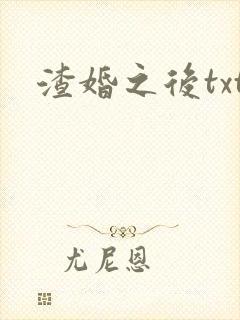 渣婚之后txt