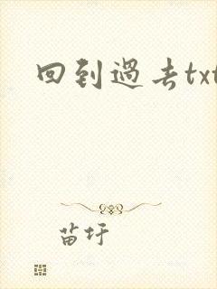回到过去txt