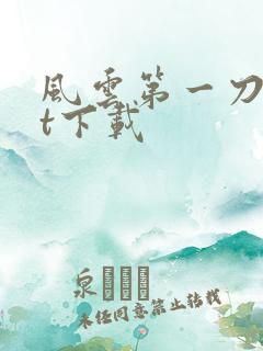 风云第一刀txt下载