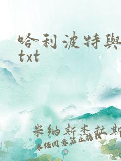 哈利波特与密室txt