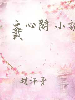 文心阁 小说连载