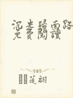 沉光归南路全文免费阅读