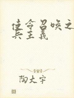 使命召唤之大炮兵主义