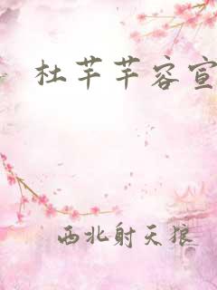 杜芊芊容宣和尚