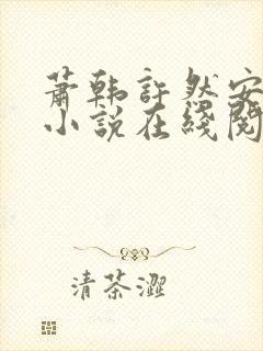 萧韩许然安雪柔小说在线阅读