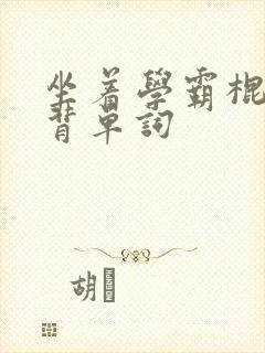 坐着学霸棍子上背单词