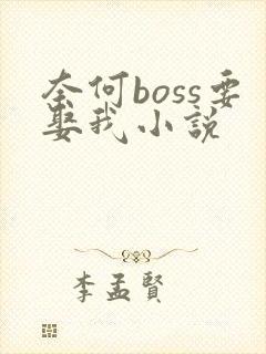奈何boss要娶我小说