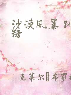 沙漠风暴 跳跳糖