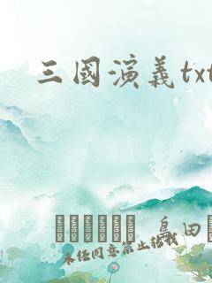 三国演义txt