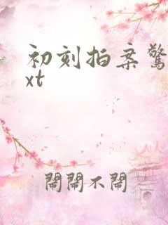 初刻拍案惊奇txt