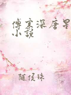 傅寒深唐星挽的小说