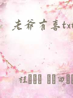 老爷有喜txt