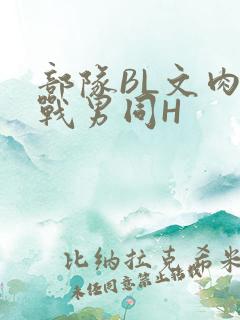部队BL文肉野战男同H