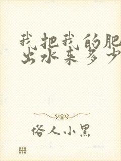 我把我的肥岳日出水来多少集