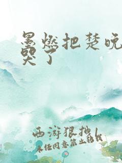 墨燃把楚晚宁C哭了