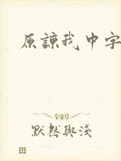 原谅我中字