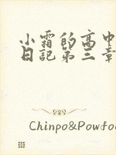 小霜的高中成长日记第三章