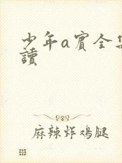 少年a宾全集阅读