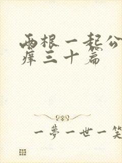 两根一起公憩止痒三十篇