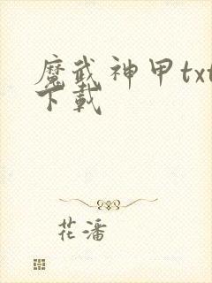 魔武神甲txt下载