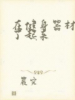 在健身器材上做了起来