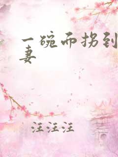 一碗面拐到美艳妻