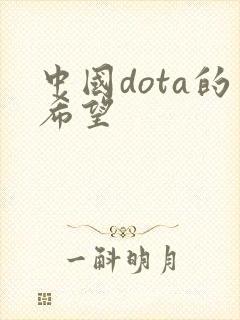 中国dota的希望