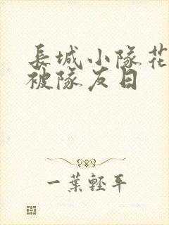 长城小队花木兰被队友日