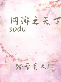 网游之天下无双sodu