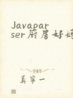 Javaparser厨房好妈妈