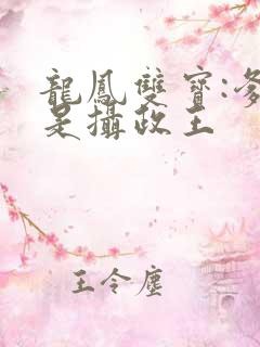 龙凤双宝:爹地是摄政王