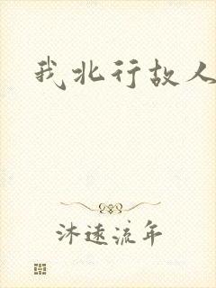 我北行故人南去