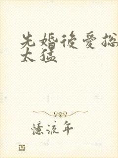 先婚后爱总裁别太猛