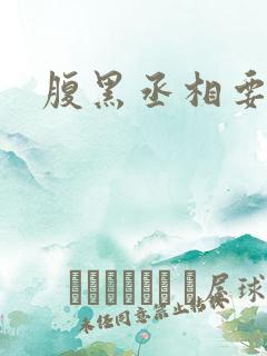 腹黑丞相要不起