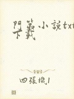 门第小说txt下载