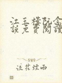 江玉楼阮念笙小说免费阅读